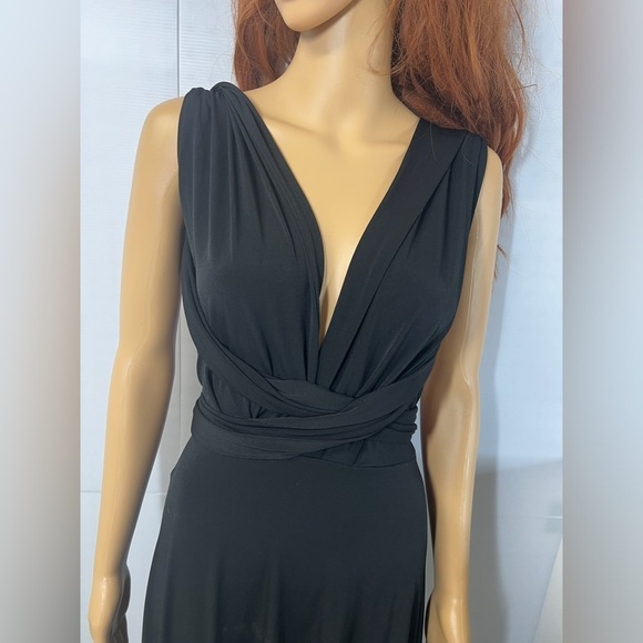 Women Transformer Convertible Evening Dress Multi-Way Tie/Wrap Belt L/OS BLACK - Picture 6 of 9